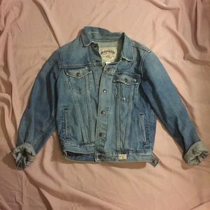 Oversized denim jacket